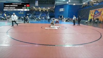 144 lbs Cons. Round 4 - Derek Winseman, Dobyns Bennett vs Andre Cerrato, Bethlehem Catholic