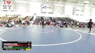 132 lbs Cons. Round 4 - Arcangelo Losee, Journeymen Wrestling Club vs Rian Kirker, Club Not Listed