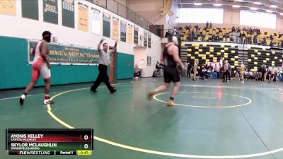 215 lbs Cons. Round 4 - Skylor McLaughlin, SPRINGFIELD(Akron) vs Ayonis Kelley, CANTON MCKINLEY