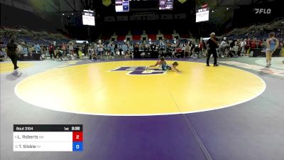 110 lbs Cons 4 - Libby Roberts, WA vs Teegan Sibble, NY