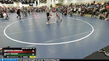 67 lbs Cons. Round 3 - Sebastian Gonzales, MN vs Brady Stewart, WI