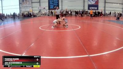 76 lbs Rd# 5- 3:45pm Friday Final Pool - Thomas Radin, Nauman Red vs Ian Schoenebeck, PA Blue