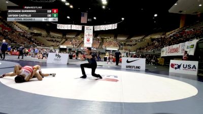 Cadet Boys Lower - 113 lbs Cons. Round 2 - Jayden Castillo, Legacy Wrestling Center vs Jeovanni Guerrero, Silver Creek WC