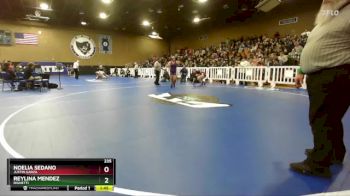 235 lbs Semifinal - Noelia Sedano, Justin Garza vs Reylina Mendez, Righetti