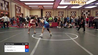 65 kg Quarterfinal - Brock Zacherl, Clarion RTC vs Carmen Ferrante, Pennsylvania RTC