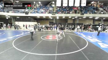 130 lbs Champ. Round 2 - Melva Gallego-Sugar, Naperville (Central) vs Lyla McKee, Genoa-Kingston