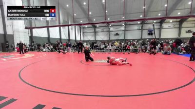 U12 FK - 82 lbs Cons. Round 3 - Axton Mendez, Thunder Mountain Wrestling Club vs Mayson Tull, Cornerstone Mat Club