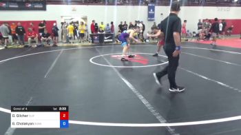 70 kg Consi Of 4 - Dylan Gilcher, Cliff Keen Wrestling Club vs Grigor Cholakyan, Sunkist Kids Monster Garage