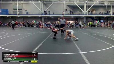 92 lbs Round 1 (8 Team) - Brady Genard, U2-Cliff Built vs Keegan Lute, Roughhouse