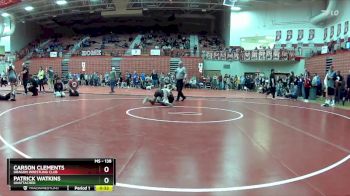 138 lbs Cons. Round 2 - Patrick Watkins, Unattached vs Carson Clements, Dragon Wrestling Club