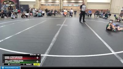 56 lbs Round 2 - Kree Stephenson, DeHart Wrestling Academy vs William Ferguson, Minion Training Center