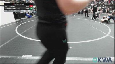 170 lbs Rr Rnd 3 - Trey Zembas, Red Ryder Wrestling Club vs Cameron Wallace, Kingfisher YellowJackets