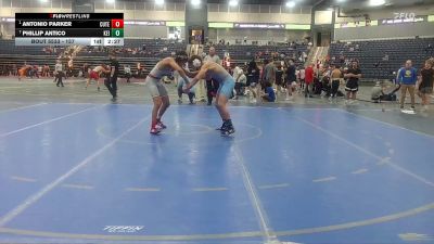 157 lbs Cons. Round 5 - Phillip Antico, Keiser University vs Antonio Parker, Cumberland (Tenn.)