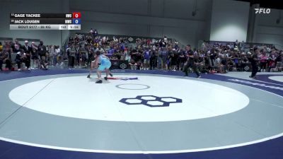 86 kg Champ. Rd Of 32 - Gage Yackee, Navy Wrestling Club vs Jack Lougen, North Idaho Wrestling Club