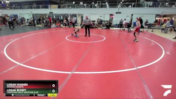 85 lbs Semifinal - Logan Hughes, Hanover Hawkeye vs Logan Bundy, Landstown Eagle Wrestling Club