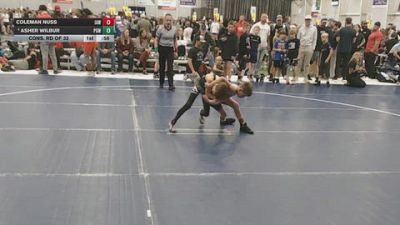 67 lbs Champ. Rd Of 64 - Coleman Nuss, Immortal Athletics WC vs Asher Wilbur, Proving Grounds Wrestling