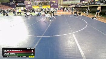 100 lbs Cons. Round 3 - Jackson McGonegle, Iowa vs Jacob Kranz, Pinnacle Wrestling Club