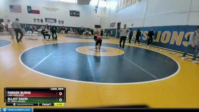 80 lbs Cons. Semi - Parker Burns, Lake Highlands vs Elliot David, St. John`s School