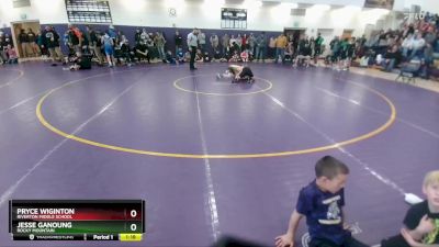 98 lbs Quarterfinal - Pryce Wiginton, Riverton Middle School vs Jesse Ganoung, Rocky Mountain