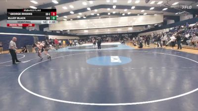 197 lbs Semifinal - George Rhodes, Drexel - Unattached vs Elliot Black, Wilkes