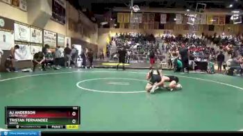 132 lbs Cons. Round 3 - Tristan Fernandez, Bonita vs AJ Anderson, Castro Valley