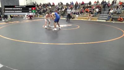 131-133 lbs Round 3 - Sebastion Ramirez, Clear Creek-Amana vs Brennen Mohrfeld, Lisbon