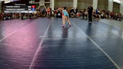 120 lbs 3rd Place Match - Ramona Reinitz, Washington vs Remington Zimmerer, Colorado