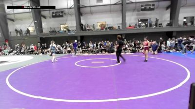 16U Girls FS - 115 lbs 5th Place Match - Kailey Balajadia, WA vs Paxton Steele, OR