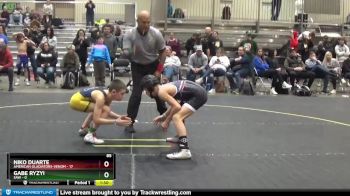 85 lbs Round 2 (6 Team) - Gabe Ryzyi, SAW vs Niko Duarte, American Gladiators-Venom