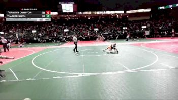 68 lbs Cons. Round 3 - Jasper Smith, RIKA vs Kamdyn Compton, TEV1