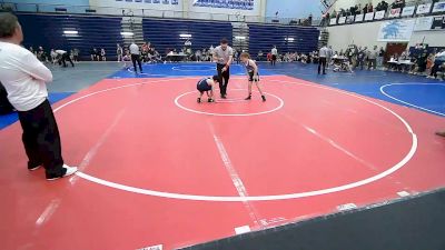 100 lbs Consi Of 8 #2 - Emelia Gaba, Mighty Bluebirds vs Bash Duncan, Southside Youth Wrestling