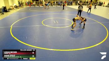 90 lbs Round 2 - Gavin Stout, Plainview/Elgin/Millville vs Logan Becker, LPGE/B