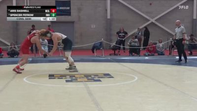 197 lbs Cons. Semi - Aris Dashiell, Wesleyan (CT) vs Spencer Fetrow, Roger Williams