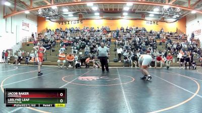 215 lbs Round 1 - Jacob Baker, Loudonville vs Leelynd Leaf, Mansfield Sr.