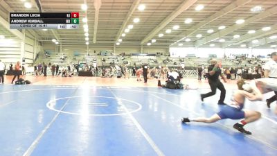 126 lbs Consi Of 16 #1 - Brandon Lucia, NJ vs Andrew Kimball, MD