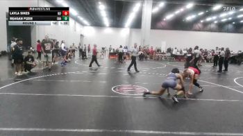 115 lbs Round 1 - Layla Sikes, Refinery vs Reagan Fizer, SLATE WRESTLING ACADEMY