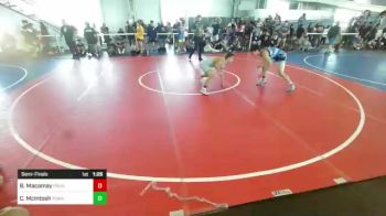 138 lbs Semifinal - Brentely Macamay, Pounders WC vs Chase McIntosh, Poway Elite