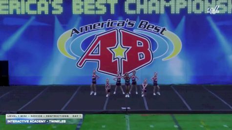 Interactive Academy - TWINKLES [2025 L1 Mini - Novice - Restrictions Day 1] 2025 America's Best Indy Challenge