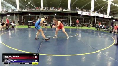 102 lbs Placement Matches (8 Team) - Bentley Burke, Georgia vs Lyla Tillman, California