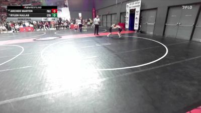 80 lbs Semifinal - Rylen Kallas, Omro Youth Wrestling vs Archer Marten, Pirate Mat Club