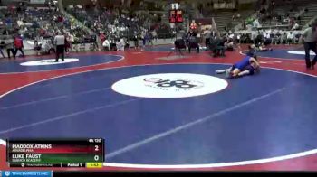 4A 120 lbs Quarterfinal - Luke Faust, Subiaco Academy vs Maddox Atkins, Arkadelphia