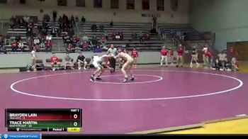 120 lbs Finals (2 Team) - Trace Martin, North Posey vs Brayden Lain, Tell City