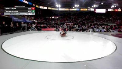 125 lbs Champ. Round 1 - Kiera DeLeon, Meridian vs Lindsay Kuta, Minico