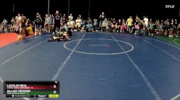 72 lbs Semis (4 Team) - Lachlan Beal, Junior Terps Northeast vs Killian Ormond, Team Gotcha White