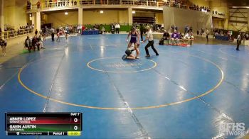 126 lbs Cons. Semi - Gavin Austin, Centennial vs Abner Lopez, Spanish Springs
