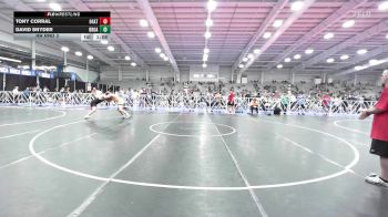 182 lbs Rr Rnd 3 - Tony Corral, 84 Athletes Black vs David Snyder, Broad Axe Wrestling Academy HS2