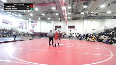 126 lbs Round Of 32 - Deron Daley, Granby vs Austin Berry, Terryville/Thomaston