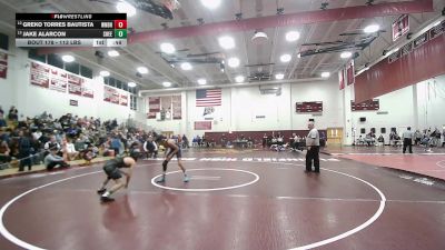 113 lbs Consi Of 8 #1 - Greko Torres Bautista, Windham vs Jake Alarcon, Sheehan*