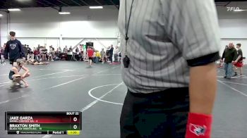 92 lbs Round 6 (8 Team) - Jake Garza, Daniel Cormier WA vs Braxton Smith, Black Fox Wrestling