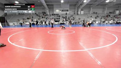 100 lbs Rr Rnd 1 - Aaron Szumowski, Mat Warriors Stars vs Dawson Boyd, 4M Power